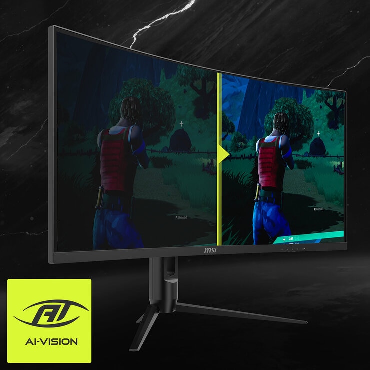MSI MAG 342CQR E2 180Hz UWQHD Gaming Monitor, 9S6-3DB64H-070