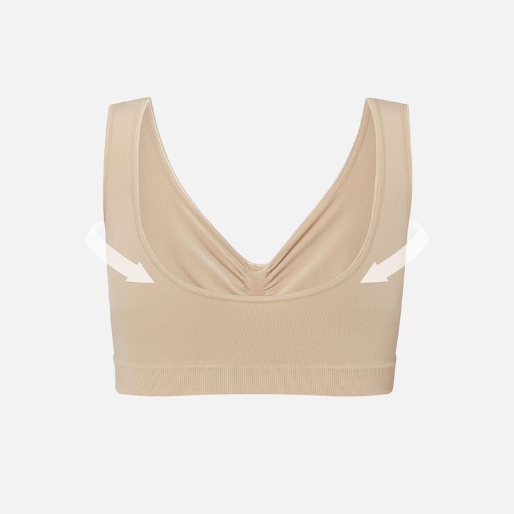 Evenlina supersoft seamless support bralette