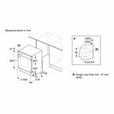 Bosch WKD28490GB Series 6, Built In 8/5kg Washer Dryer, E Rated in White