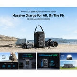 Anker C300X DC Portable Power Station + 100W Foldable Solar Panel