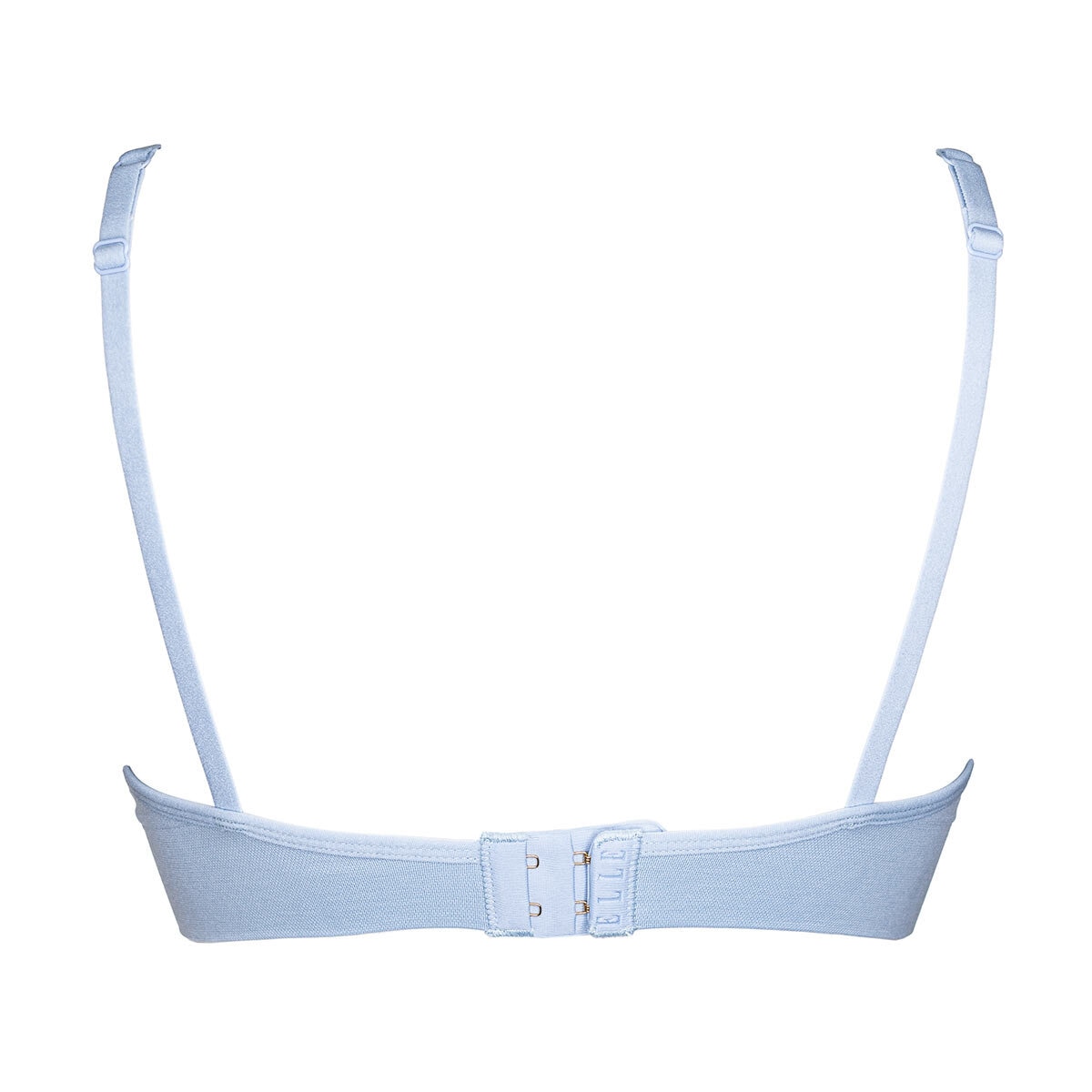 Elle Women's Seamless Bralette, 2 Pack in Blue Fog, Large