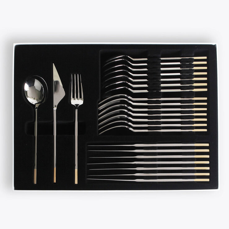 Golden Bell Gold Cutlery Set