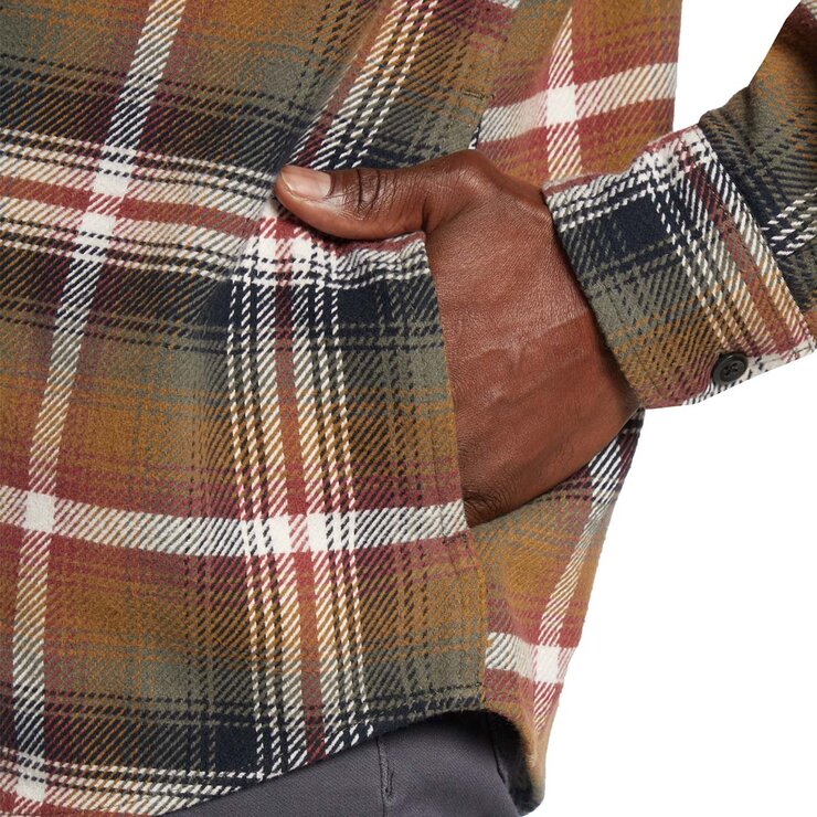 Orvis Men's Heavy Weight Shirt in Brown, Large