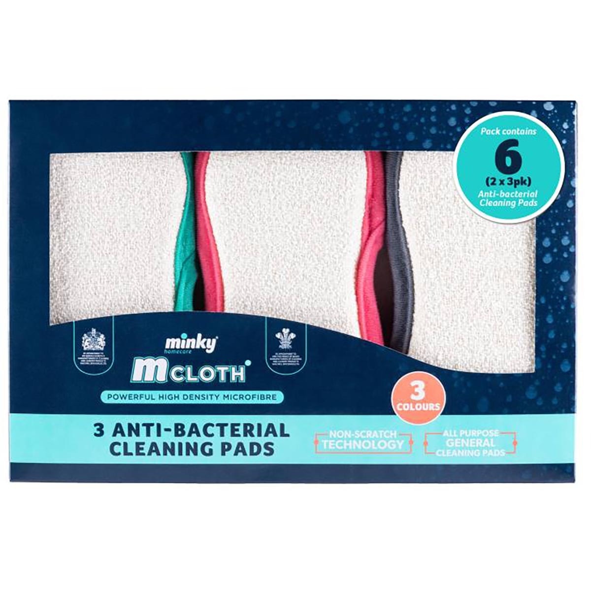 Minky Antibacterial Cleaning Pad, 2 x 3 Pack Costco UK