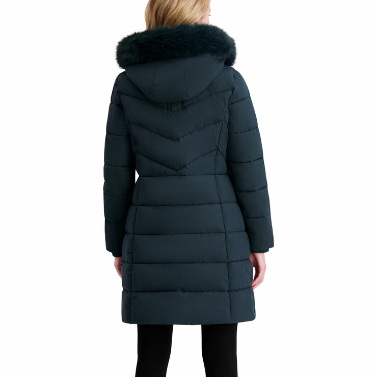 Halston Ladies Hooded Walker Coat