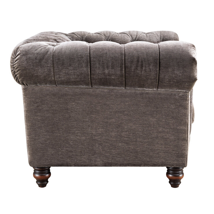 Allington Grey Fabric Armchair