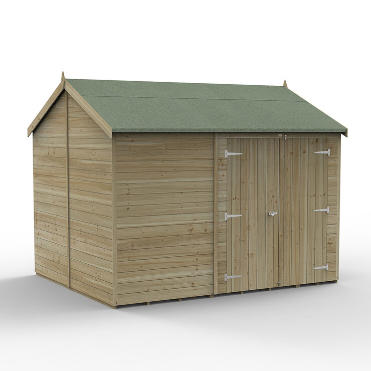 Forest Garden Timberdale 10ft x 8ft 3" (3 x 2.5m) Tongue & Groove Wooden Storage Shed