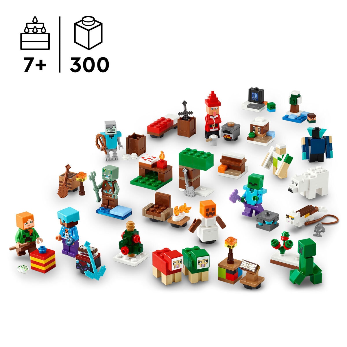LEGO Minecraft Advent Calendar Model 21280 (7+ Years)