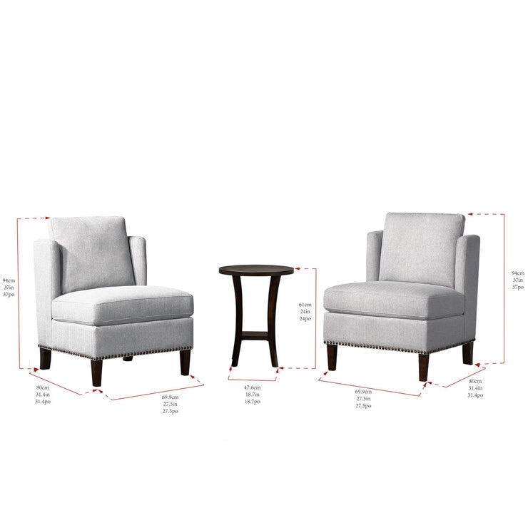 Thomasville 3 Piece Accent Chair and Table Set | Costco UK