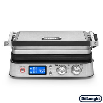 De'longhi MultiGrill Including Grill & Griddle Plates in Silver CG1020D