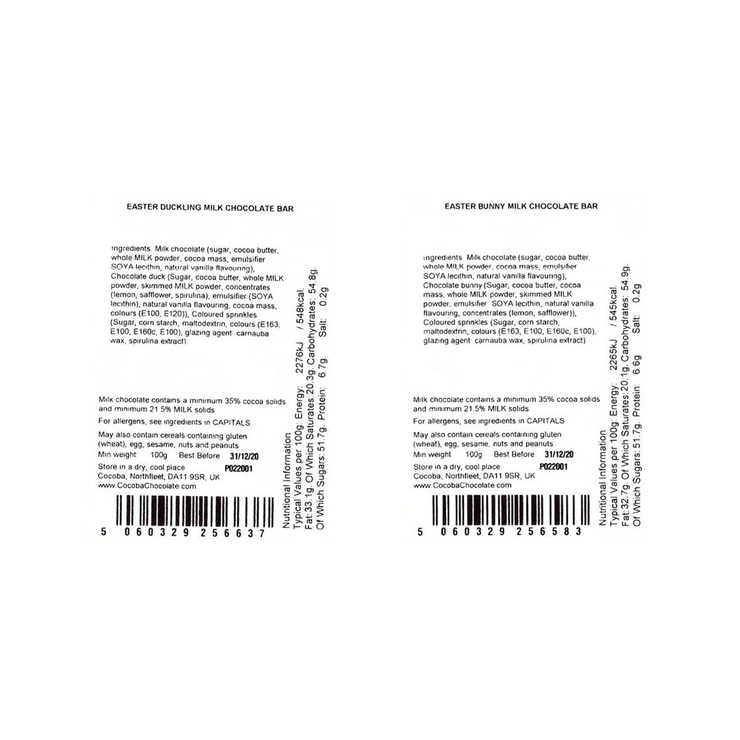 Nutritional info Nutritional info