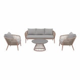 Kettler Messina 4 Piece Deep Seating Set