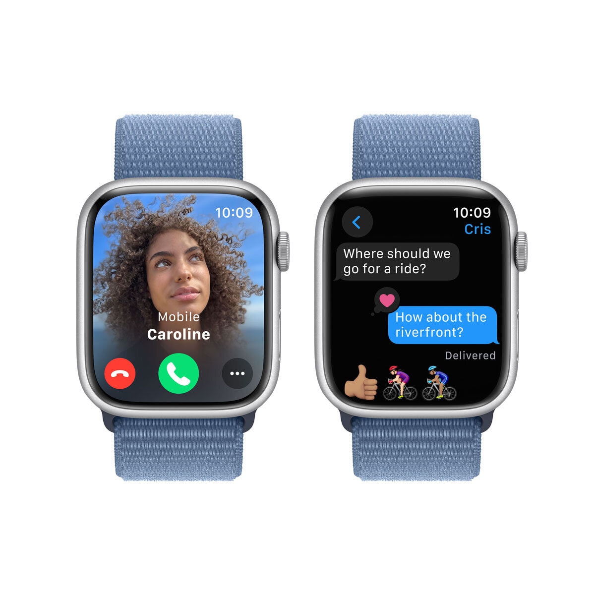 Apple Watch Series 9 GPS 45mm Silver Aluminium Case with