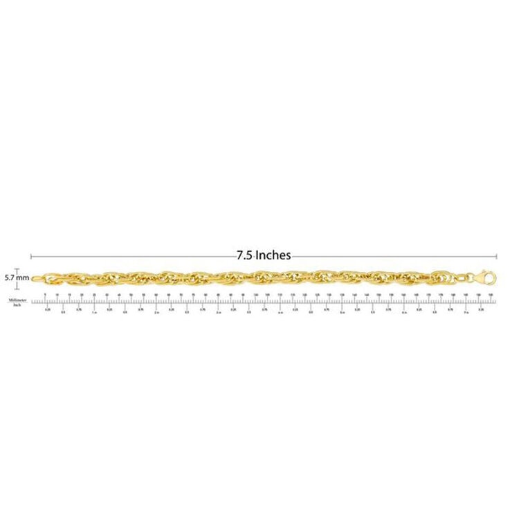 14ct Yellow Gold Multi Link Twist Bracelet 14ct Yellow Gold Multi Link Twist Bracelet