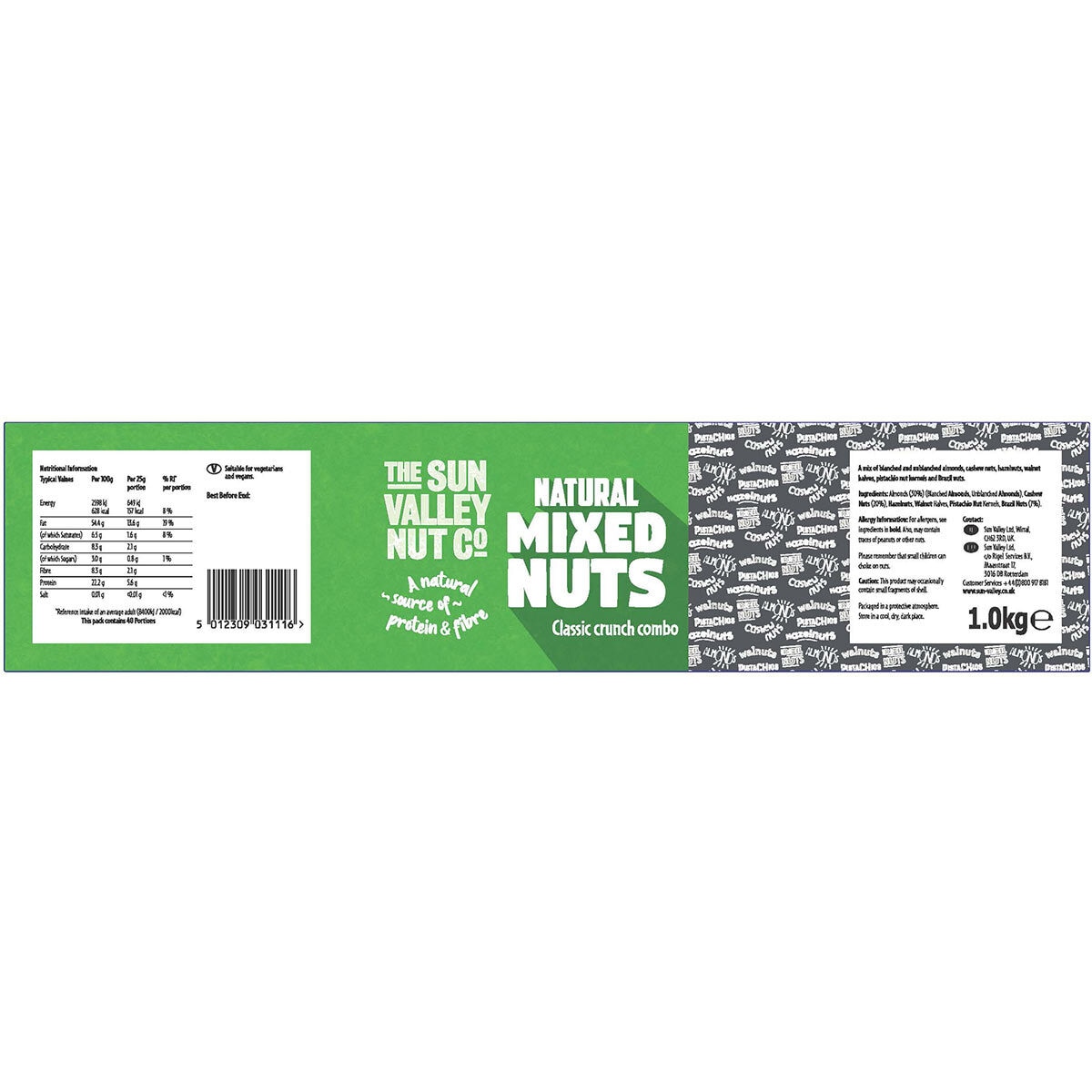 Back of Pack Label