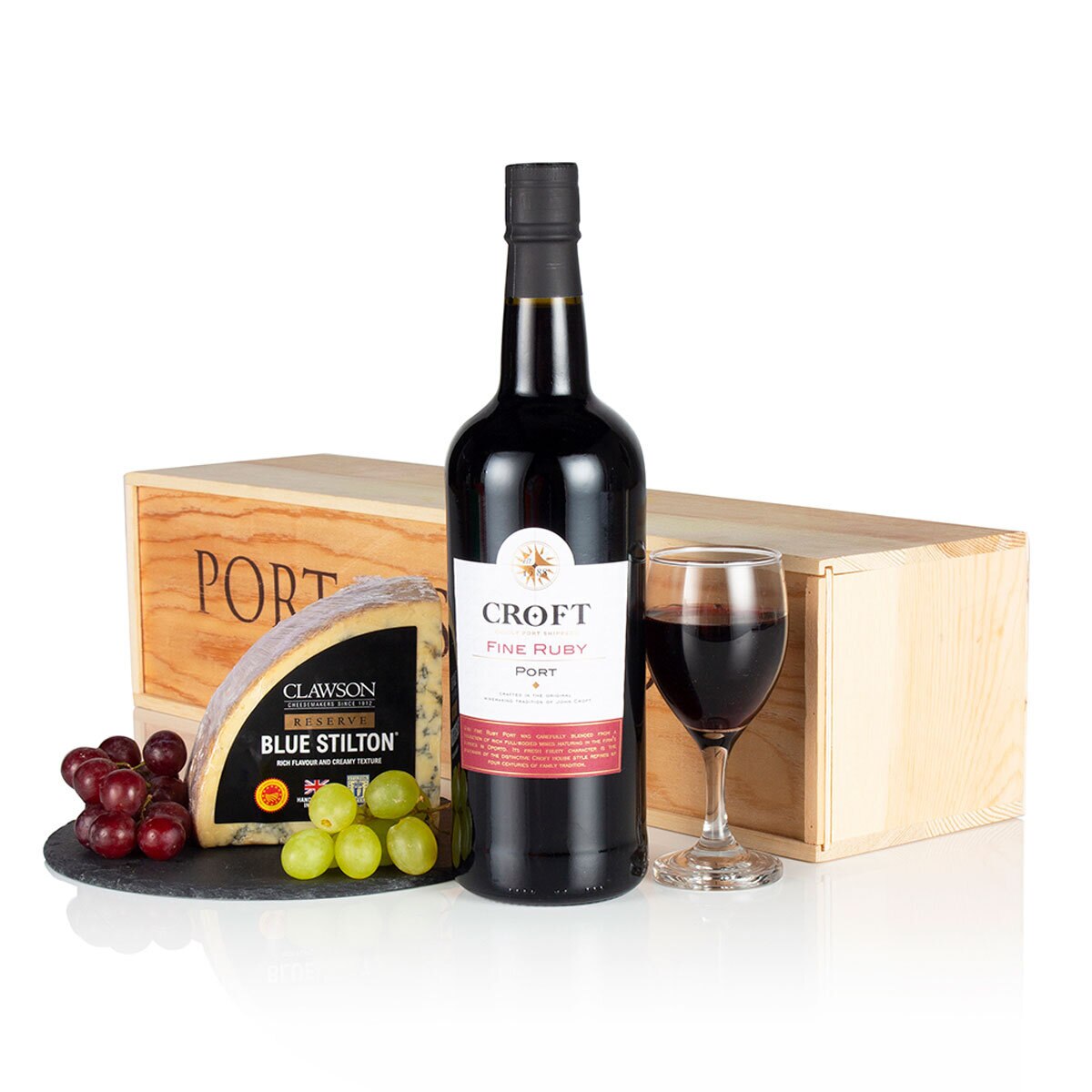 The Classic Port & Stilton Christmas Gift Box