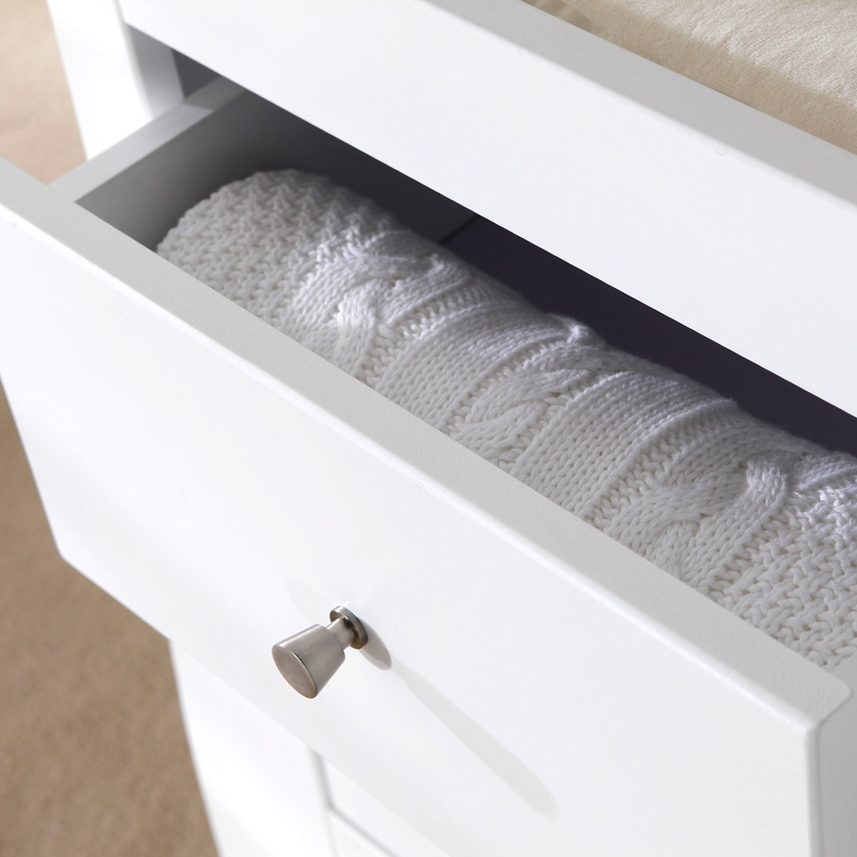 Close up Image of Katie Changing Unit Drawer