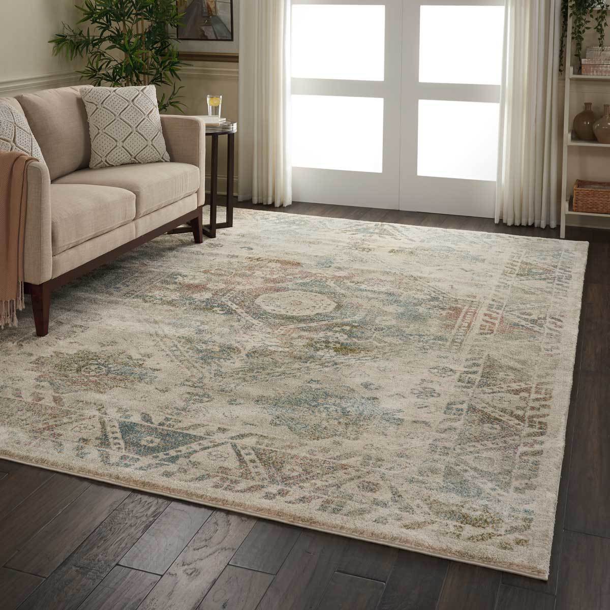 Fusion Distressed Persian Influenced Rug in 2 Sizes
