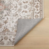 Concept Looms Liberty Neutral Washable Rug, in 3 Sizes