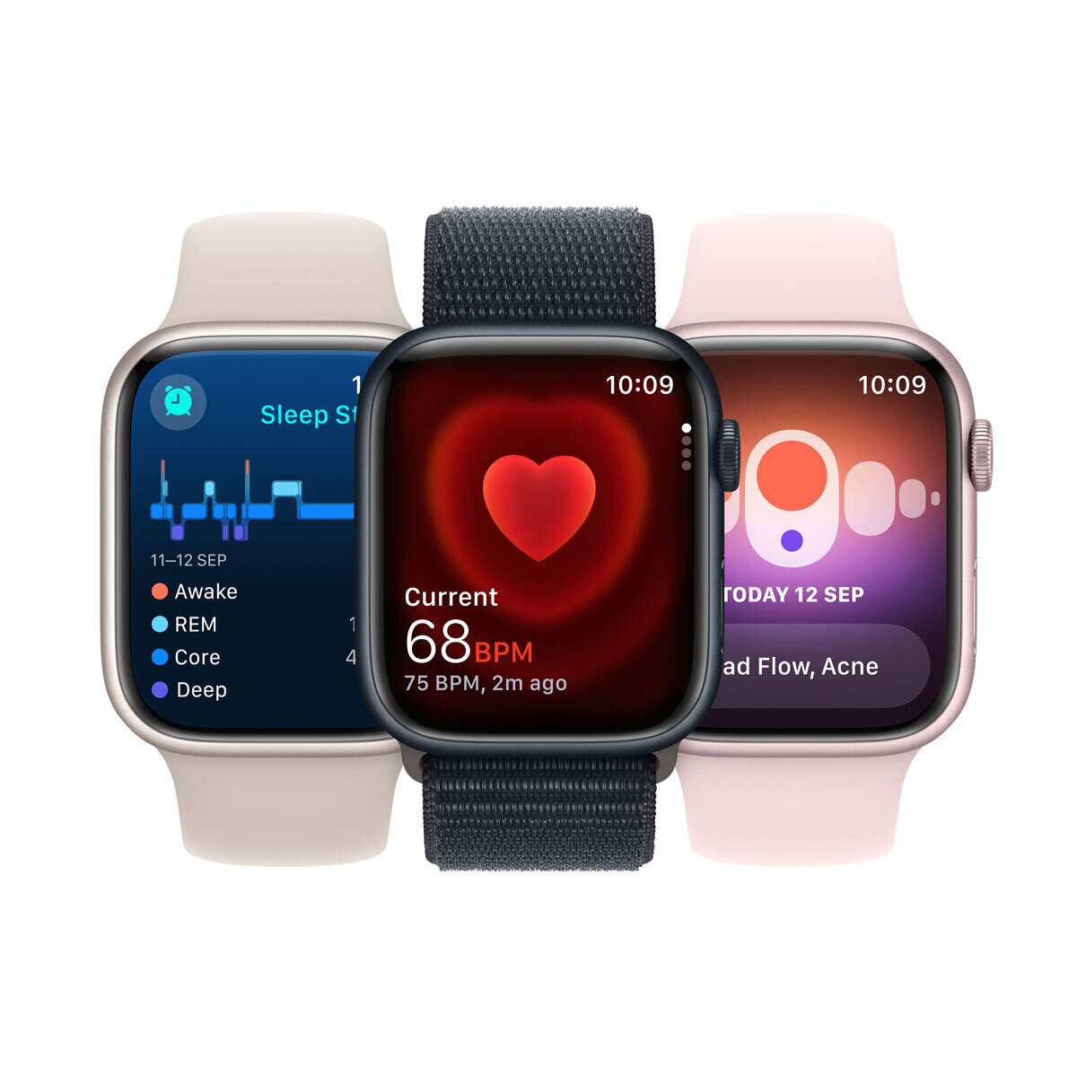 Buy Apple Watch Series 9 GPS, 41mm (PRODUCT)RED Aluminium Case with (PRODUCT)RED Sport Band - M/L, MRY63QA/A