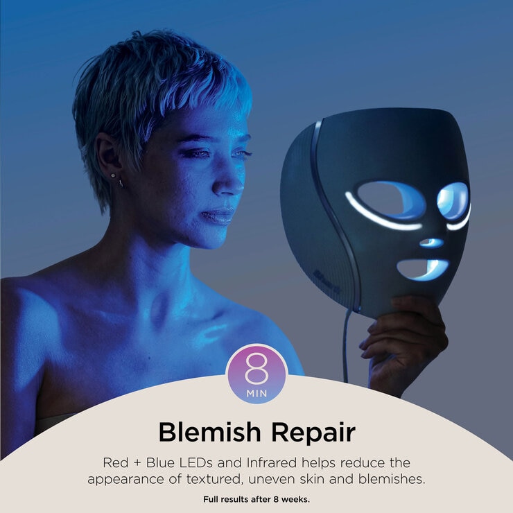 Shark CryoGlow Under-Eye Cooling & LED Anti-Ageing & Blemish Repair Mask - Blue Frost (FW312UK)
