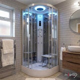 Insignia Diamond 1000mm Quadrant Steam Shower in 2 Colours Insignia Diamond 1000mm Quadrant Steam Shower in 2 Colours
