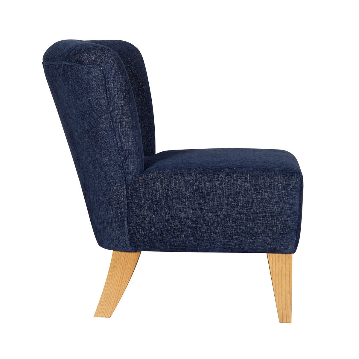 Lorna Navy Fabric Accent Chair Costco UK