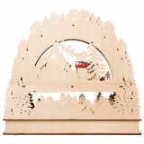 Wooden LED Advent Christmas Calendar With LED Lights Wooden LED Advent Christmas Calendar With LED Lights
