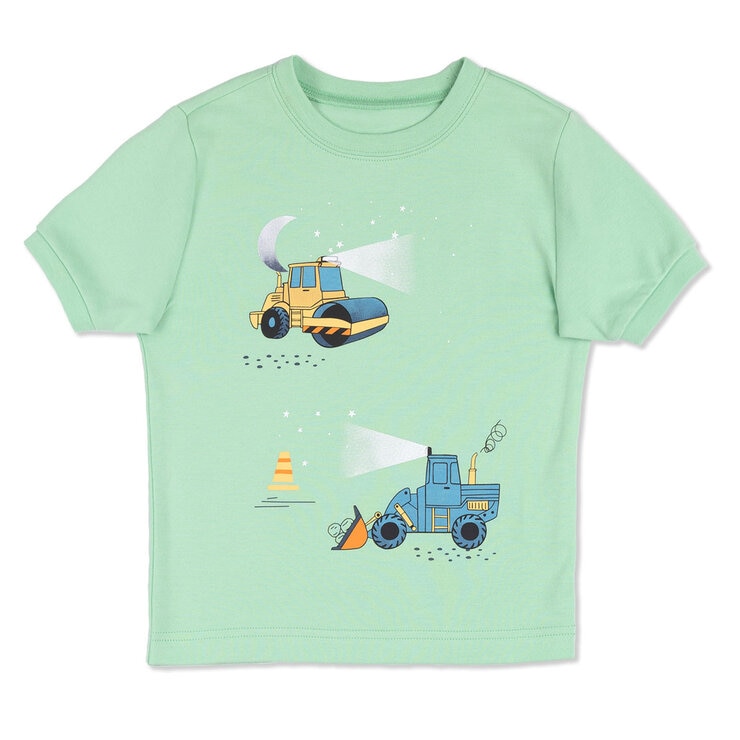 Pekkle Summer Pyjama 4 Piece Set in Construction, 3 Years