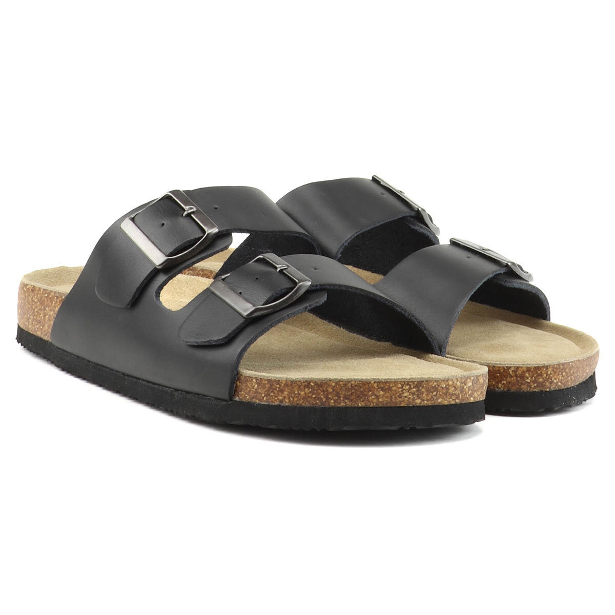 Pajar Ladies Leather Sandals in Black Size UK 4 EUR 36