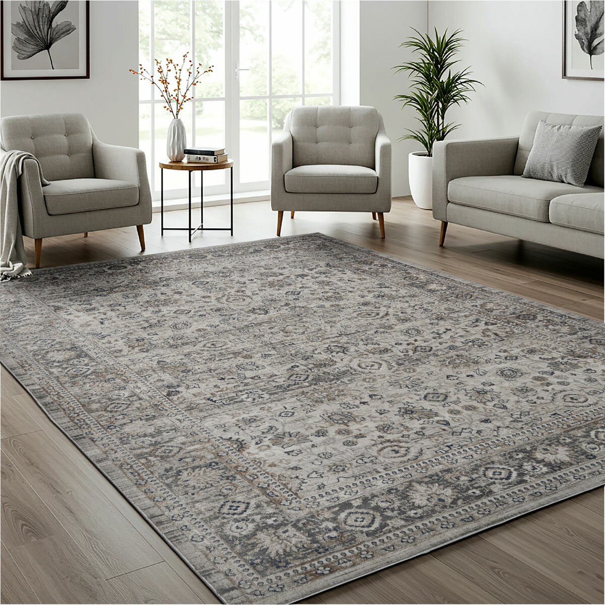 Gertmenian Divina Area Rug in 4 Designs, 200 x 274 cm