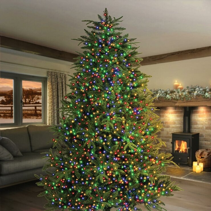 Premier 1500 LED TreeBrights String Lights With Timer - Multi colour LEDs