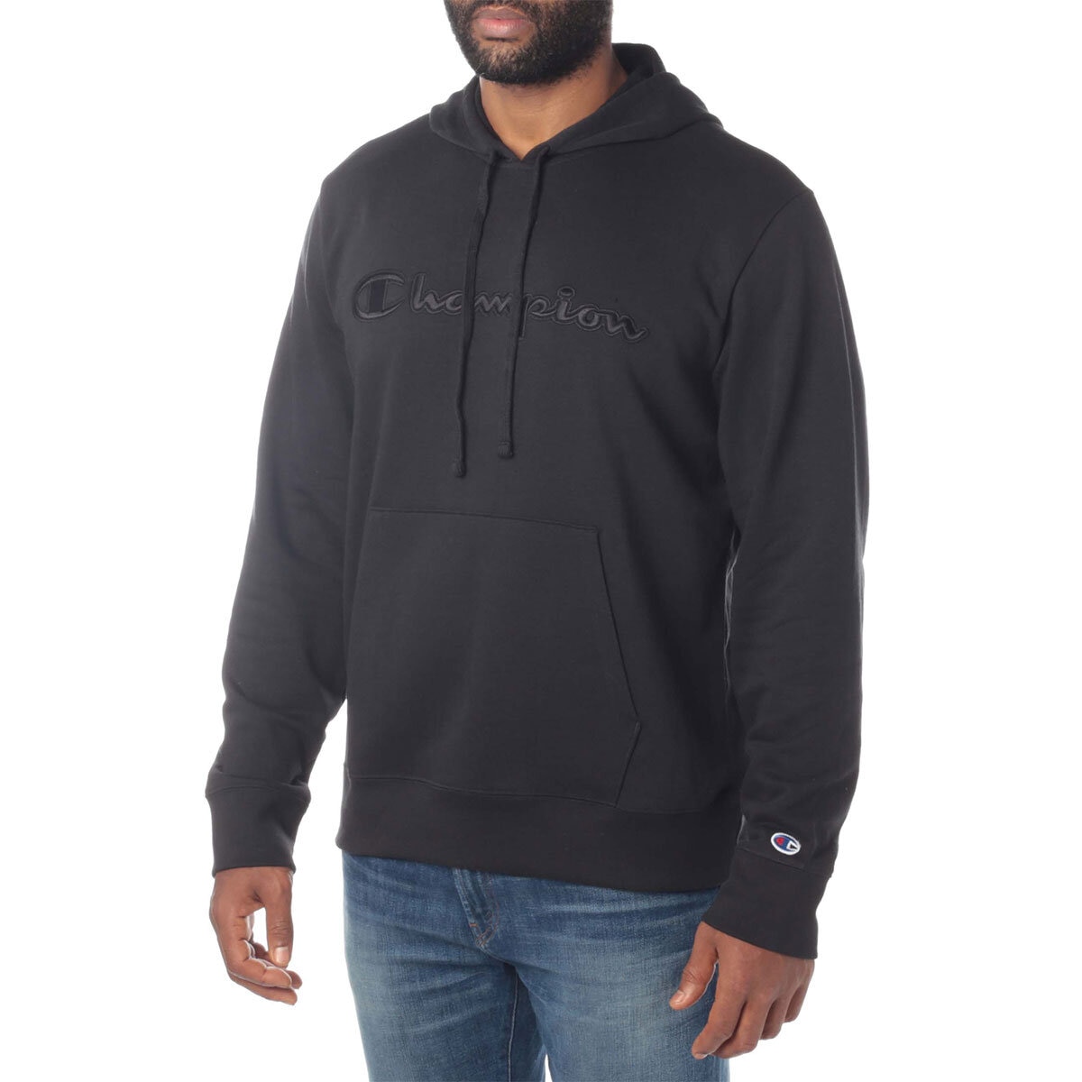 Champion Men's Pullover Hoody Black | Costco UK