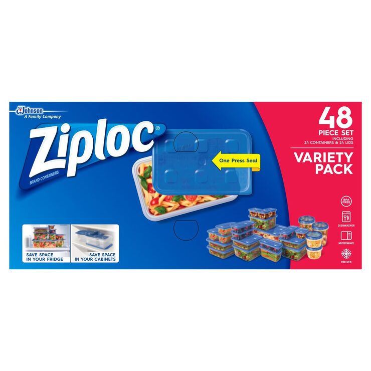 Ziploc Containers Variety Pack, 24 Pack Costco UK
