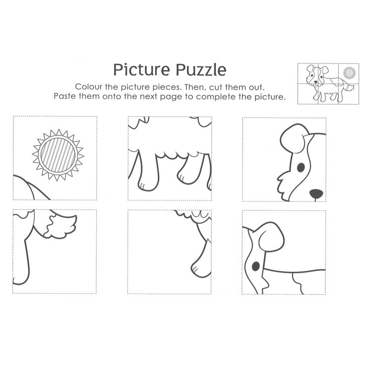 Little Genius Mega Activity Pad: Colour Cut & Paste Little Genius Mega Activity Pad: Colour Cut & Paste