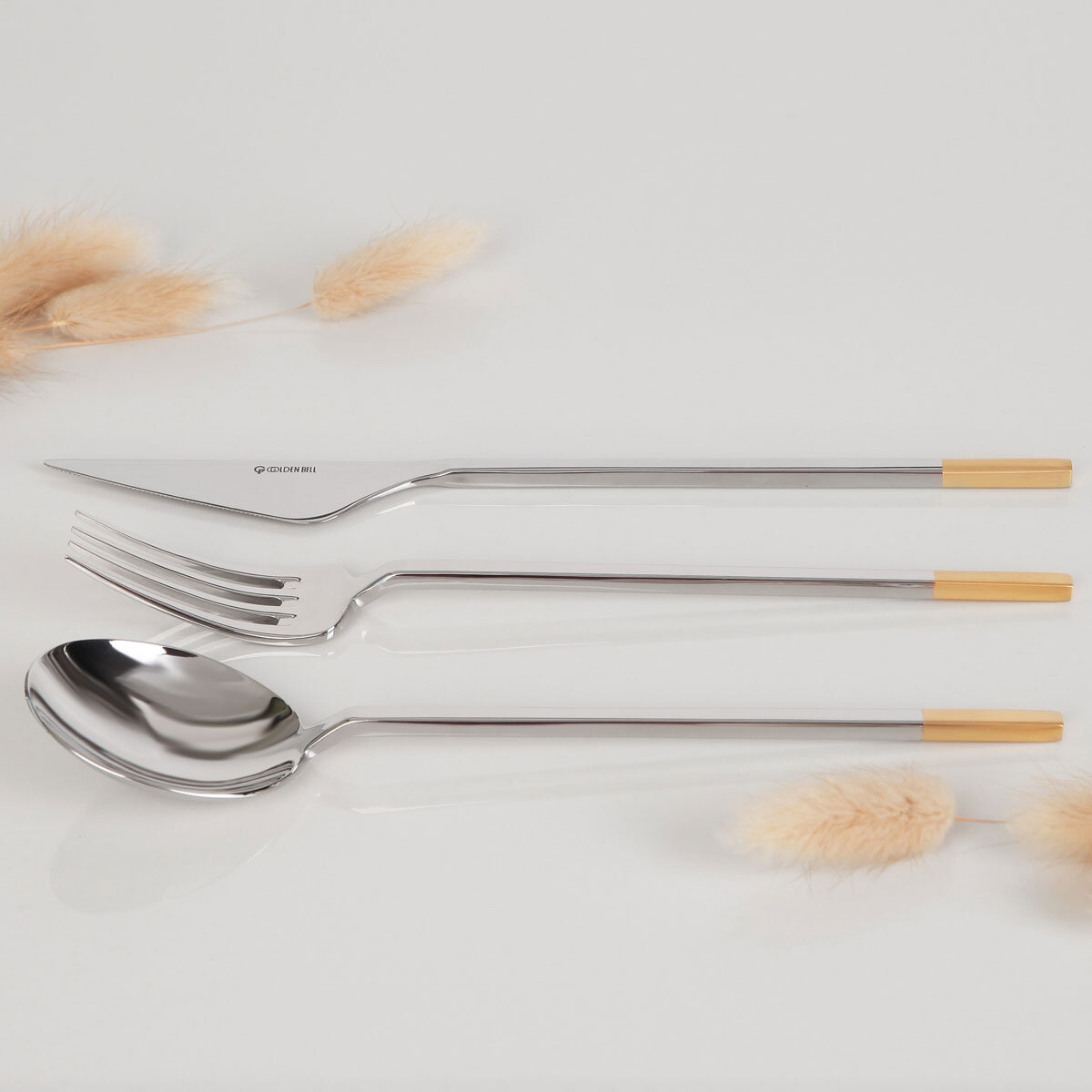 Golden Bell Gold Cutlery Set