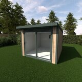 Installed Green Retreats Basebox Garden Room 3m x 3.6m