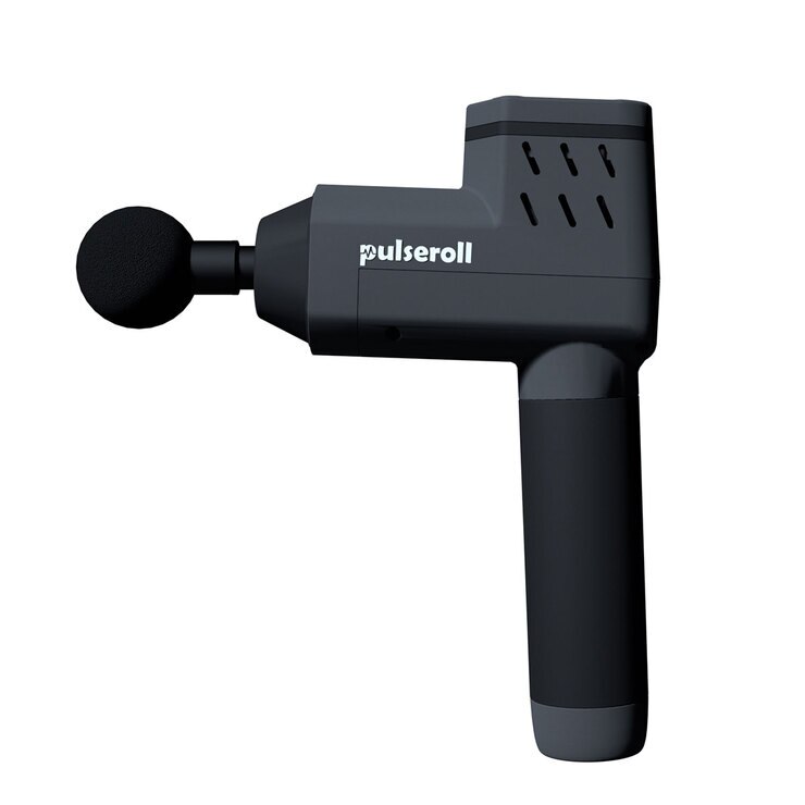 Pulseroll Percussion Massage Gun with Travel Case, Grey Costco UK