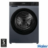 Haier HW100-BP14357GUUK, 10kg Washing Machine, A Rated in Graphite