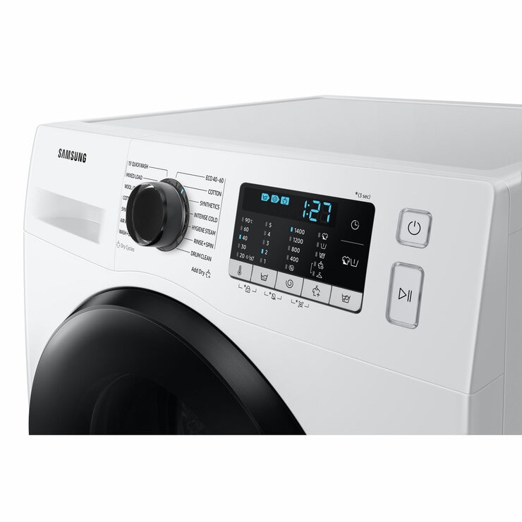 Samsung Series 5 WD80TA046BE/EU, 8kg/5kg, 1400rpm, Washer Dryer, E Rated in White