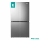 Hisense RQ758N4SASE, Pureflat Multi Door Fridge Freezer, E Rated in Silver