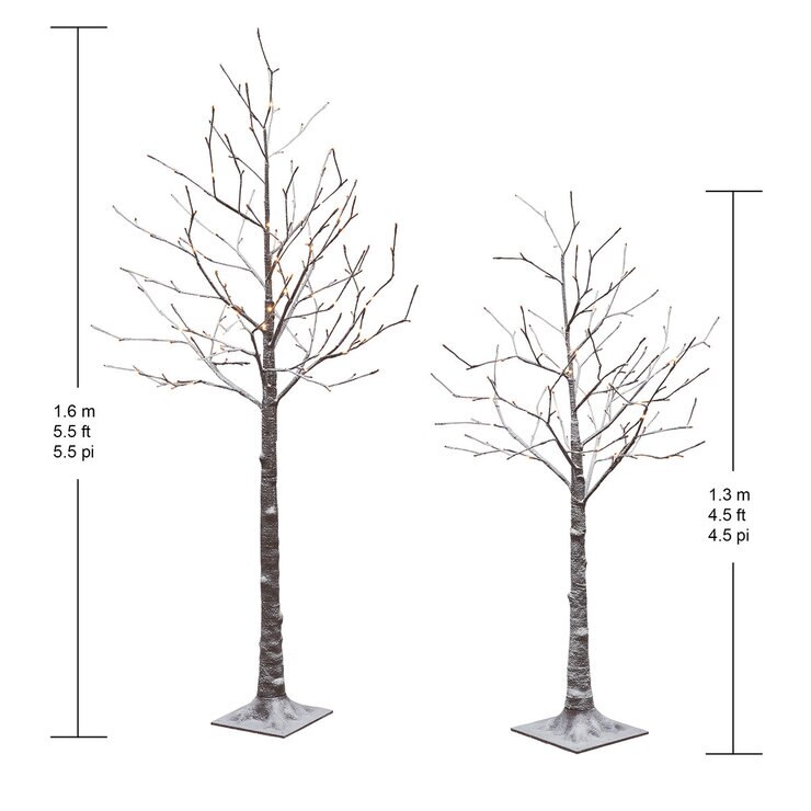 Buy 2pk Flocked Twig Trees Dimensions Image at Costco.co.uk Buy 2pk Flocked Twig Trees Dimensions Image at Costco.co.uk