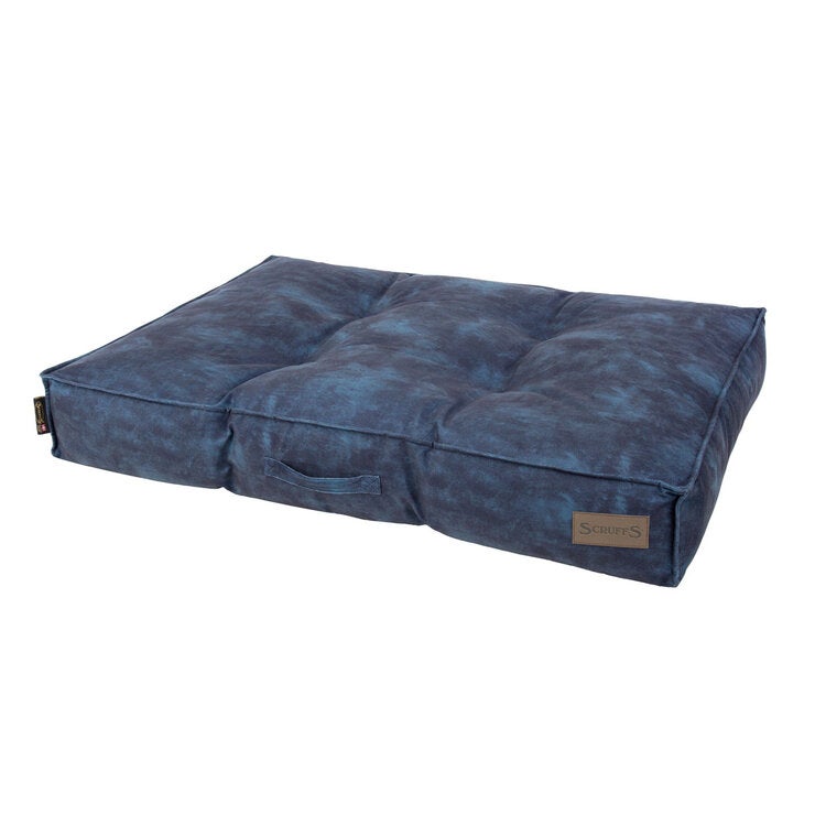 dog mattress on blue on its own dog mattress on blue on its own