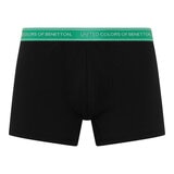 United Colors of Benetton Men's Boxer 6 Pack in Black