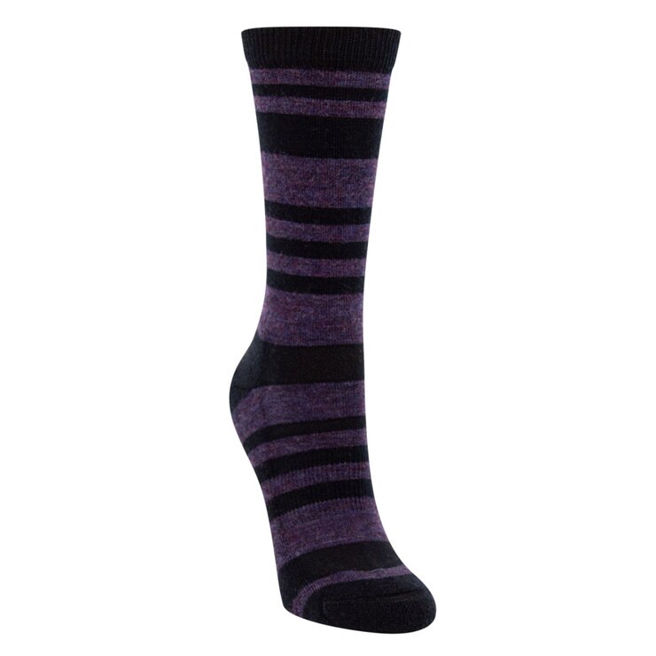 Kirkland Signature Women's Merino Wool Sock, 6 Pack in Purple Costco UK