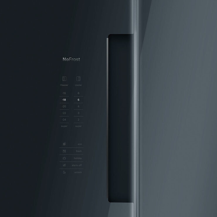 Bosch KAN92LB35G, Side by Side Fridge Freezer A++ Rating in Black