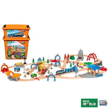 BRIO World Action Tunnel Deluxe set with Smart Tech Sounds (3+ Years)