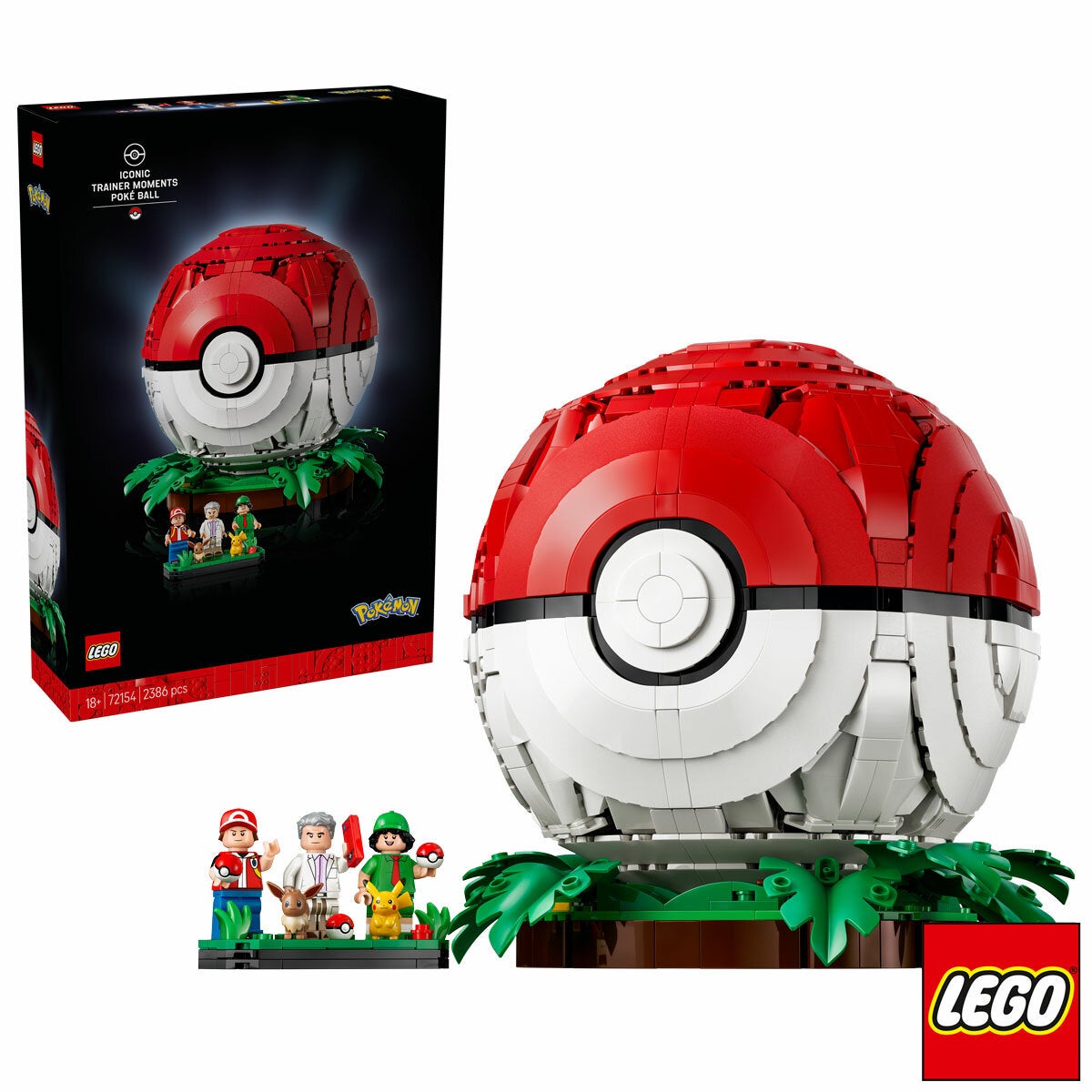 LEGO Pokémon Iconic Trainer Moments Poké Ball - Model 72154 (18+ Years) LEGO Pokémon Iconic Trainer Moments Poké Ball - Model 72154 (18+ Years)