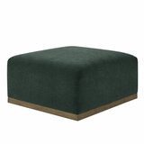 Henredon Murphy Green 6 Piece Modular Fabric Sofa