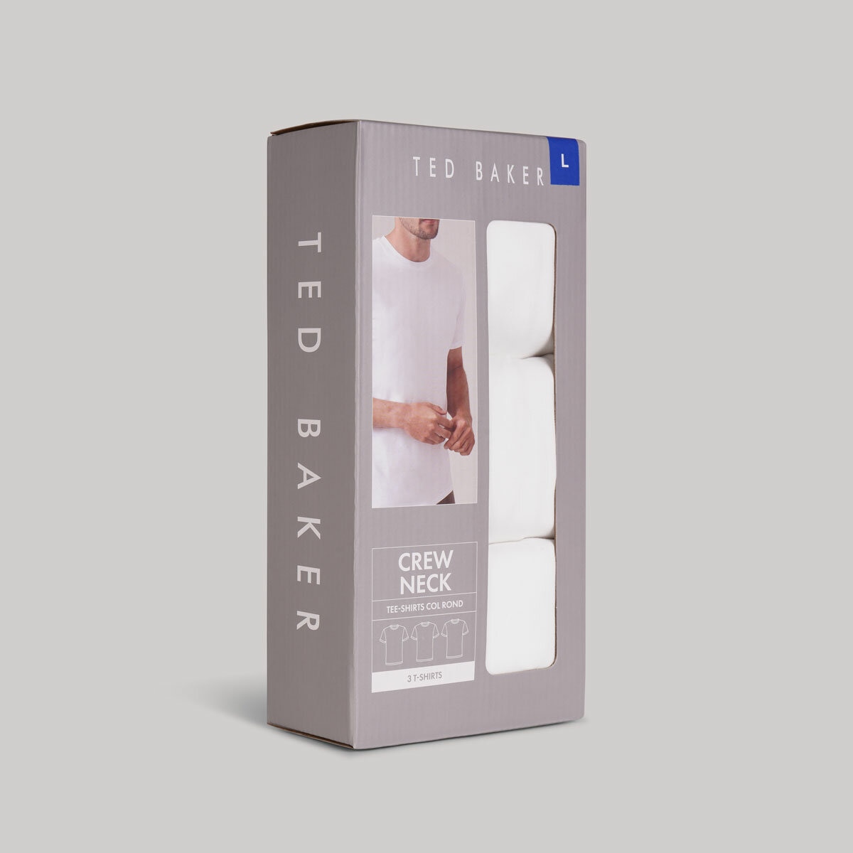 Ted Baker Men's T-Shirt, 3 Pack in White